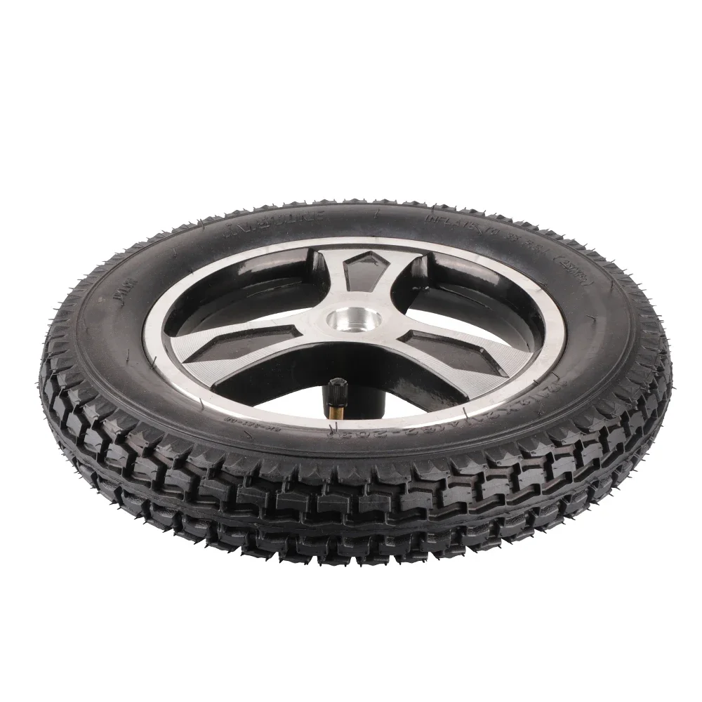 Wheelchair Scooter 12 Inch Rear Wheels 12 1/2x2 1/4 ( 62-203 ) Tires Front Wheel Pneumatic Tire Inner Tube 17mm Keyway Wheel Hub