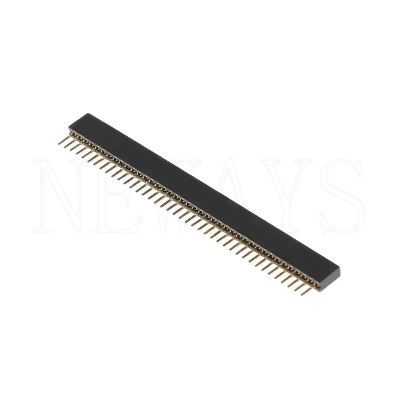 10Pcs 1.27 Single Row Pin Female Header Socket Pitch 1.27mm 1*2P 3P 4P 6P 8P 12P 15P 20P 40P 50P 1x40Pin Connector For Arduino