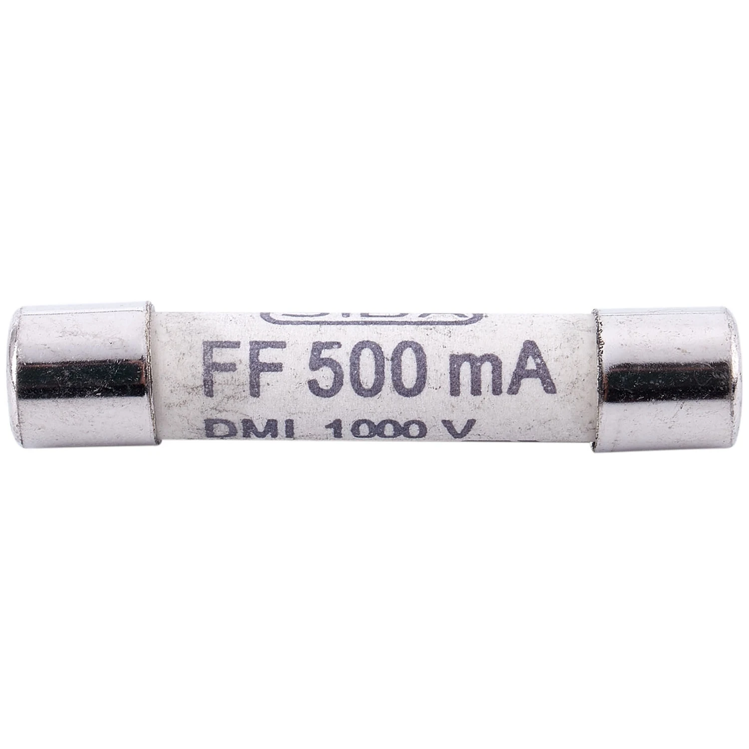 TCE 5 pcs silver+white ceramics 1000V 500mA 6.3 x 32mm White Ceramic Fuse for Multimeter 3*0.5*0.5cm