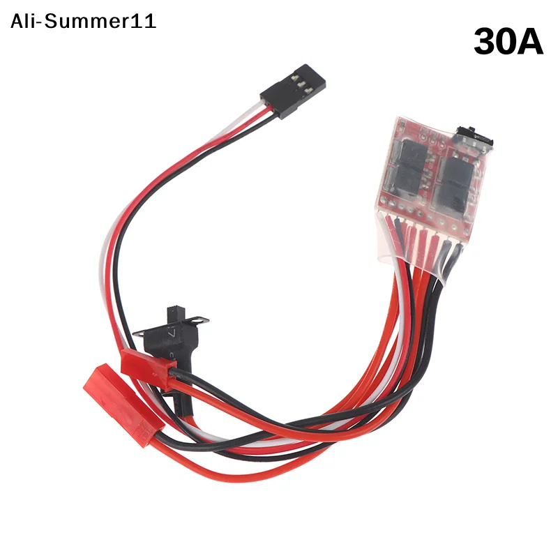 【Gt1】1Pc Micro ESC 10A 15A 20A 30A Brushed ESC RC ESC Electric Speed Controller DIY Mini1/16 1/18 1/24 RC Car Boat Tank W/Brake