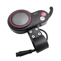 QS-S4 48V-60V Thumb Throttle LCD Display Meter Para Zero 8 9 10 8X 10X Scooter Elétrico 6PIN Display Acessórios