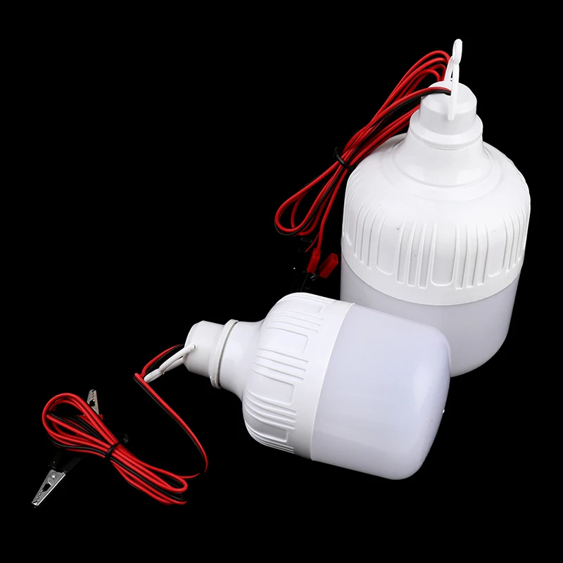 New#12v LED Lamp Portable Led Bulb 3W 5W 7W 9W 12W 20W 30W Outdoor Camp Tent Night Fishing Hanging Light Emergency Cold White