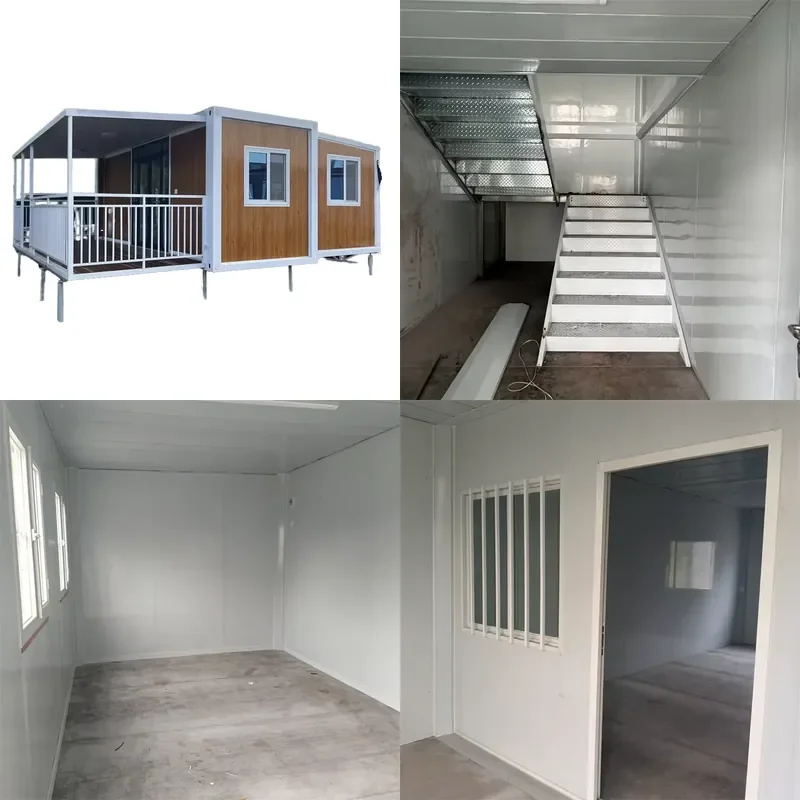 for Easy-to-install Container House 20ft 40ft Foldable Steel 2 3 4 Room Prefabricated House