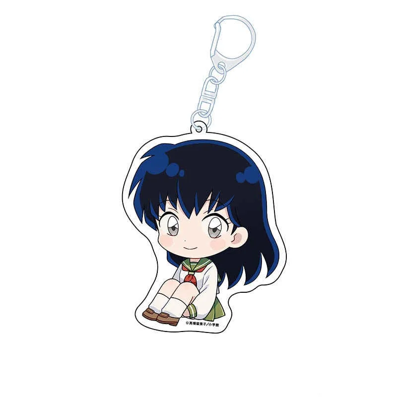 LLavero de acrílico de Lilo y Stitch para teléfono o bolso, adorno de joyería colgante, amuleto de Anime, juguete de Inuyasha HD, regalo para fanáticos, 6cm