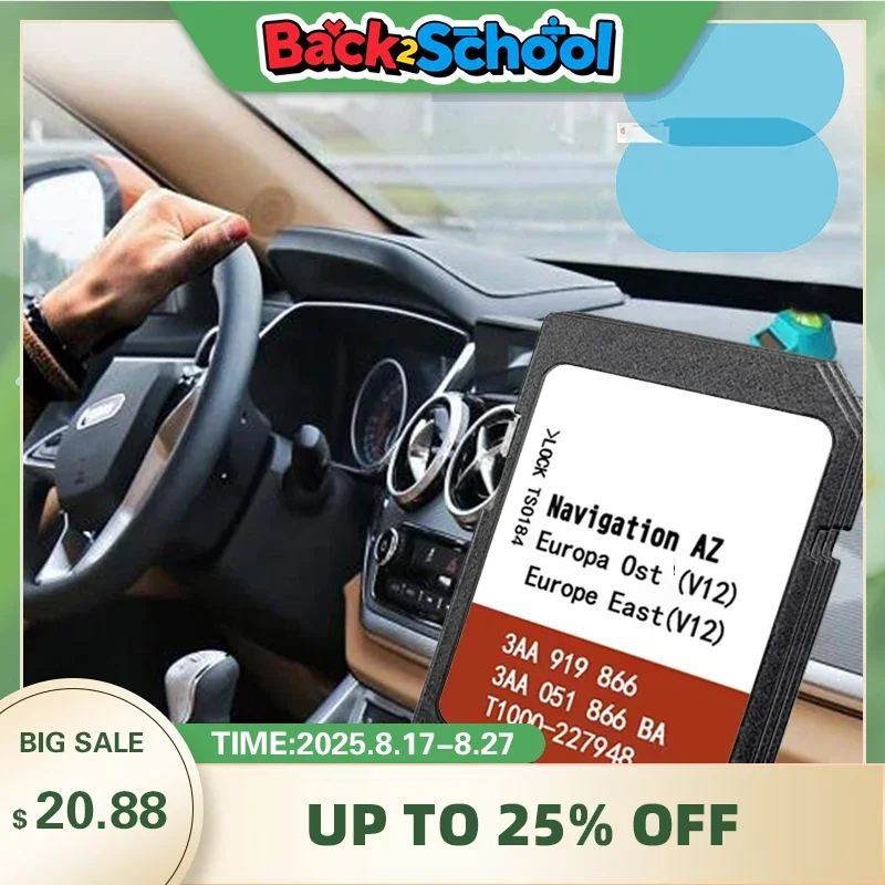 OST Châu Âu Thẻ SD Để RNS 315 Ghế Ngồi Cho VW SKODA Amundsen Truyền Thông 2.1 2.2 Đông V12 Chống Sương Mù reaview Miếng Dán