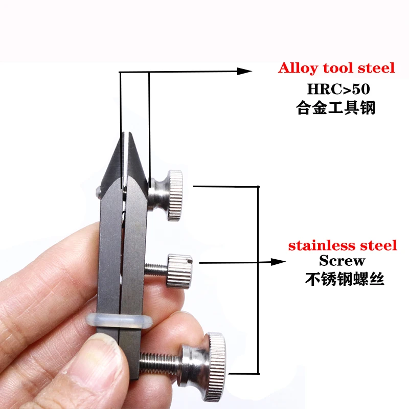 Premium fly tying vise jaw set jaw head for small and medium flies hardened Alloy steel materials fly tying tools&accessories