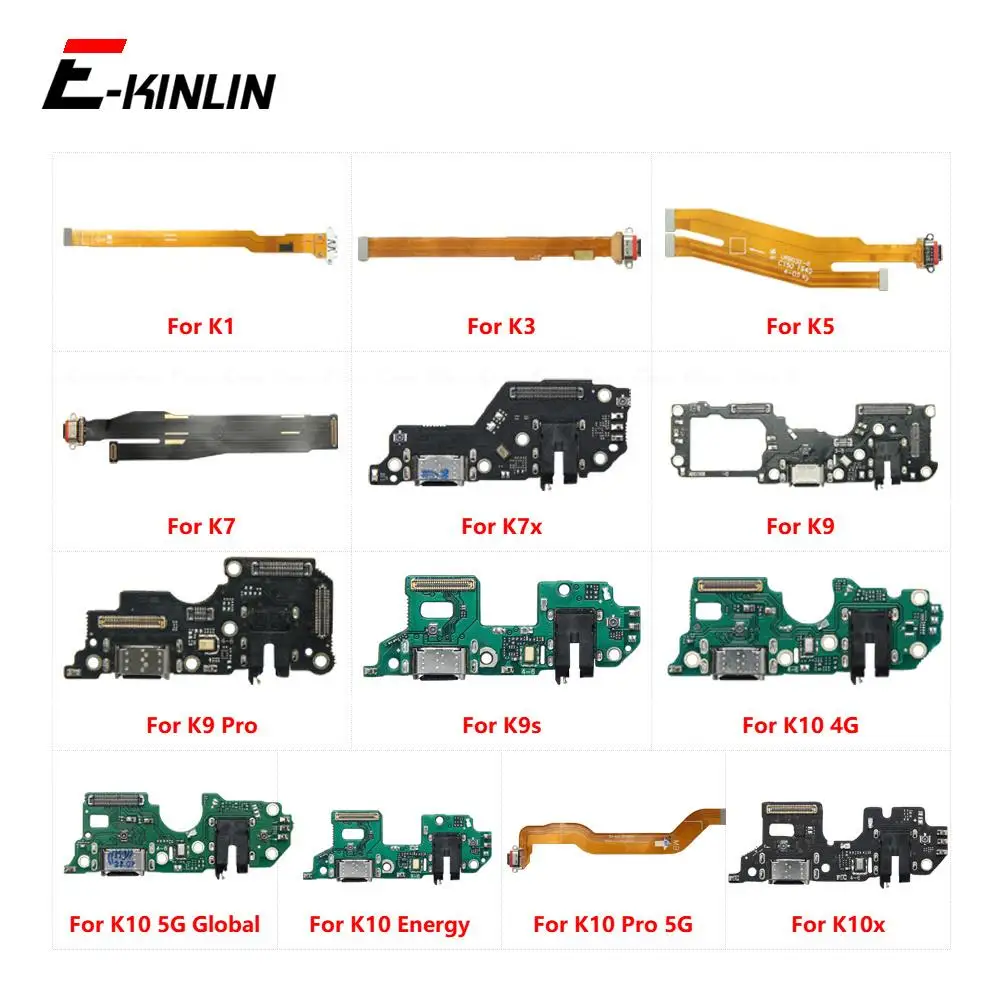 Power Charger Dock USB Charging Port Plug Board Mic Flex Cable For OPPO K1 K3 K5 K7 K7x K9 Pro K9s K10x K10 Energy 4G 5G