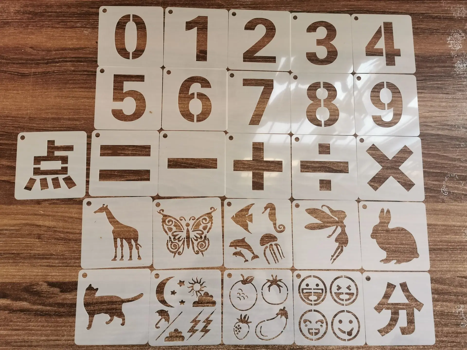 26pc English Alphabet Stencil DIY Walls Layering Painting Template Decoration Scrapbooking Embossing Supplies 8cm