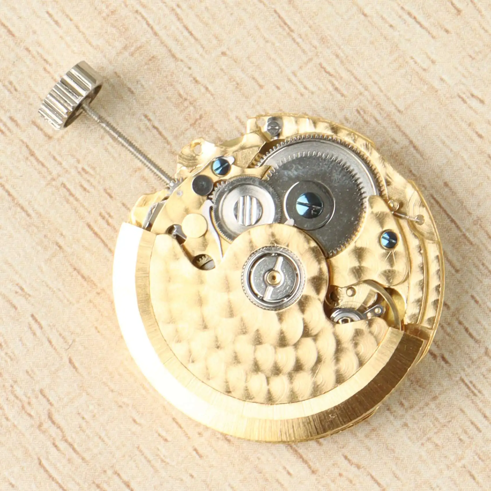 

BAAY Watch Movement NH36 Automatic Watch Movement Gold /White Date Day Wheel Wristwatch Replacement For Seiko NH36 Movement