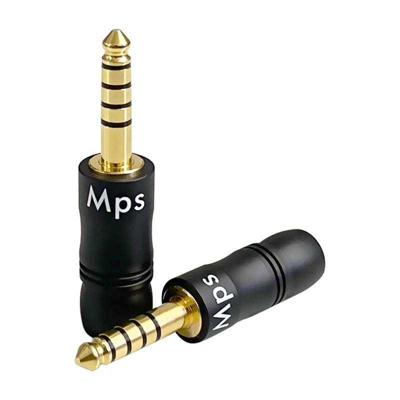 MPS Whale Balanced Jack Plug Connector Amplificador de fone de ouvido DAC 5 pólos balanceados Plug Amplificador de fone de ouvido DAC 6 8 4.4mm