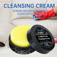 160g Leather Cleaning Cream Multifunctional Cleaning Paste for Sofa, Bags, Shoes & Jackets Removal Refurbishment & Care