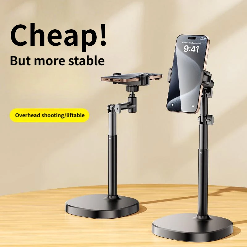 

Подходит для настольной подставки для мобильного телефона iPhone 17, 16, 15, 14, с поворотом на 360° ° вращение, регулируемая высота и наклон, подходит для офиса.