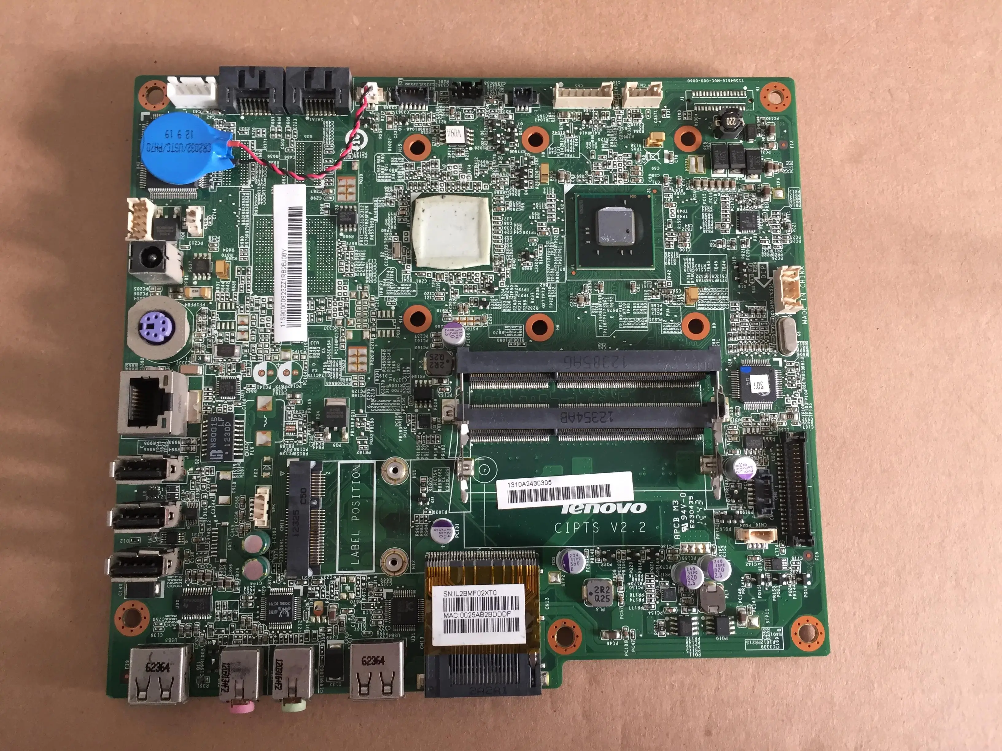 

C200 DDR3 AIO Motherboard CIPTS V:2.2 Mainboard 100%tested fully work