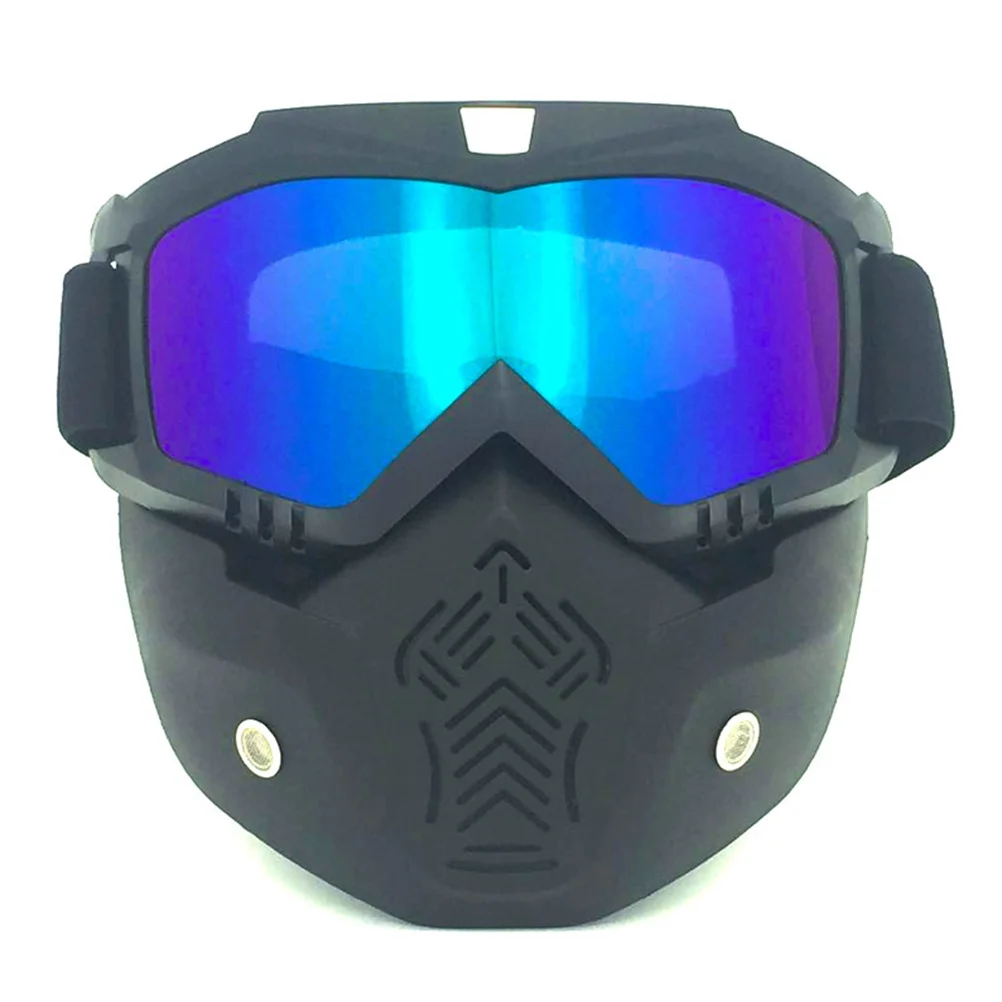 Gogle narciarskie snowboardowe młodzieżowe dorosłe unisex rama TPU matowe czarne kolorowe soczewki ochrona UV400 kompatybilne z okularami