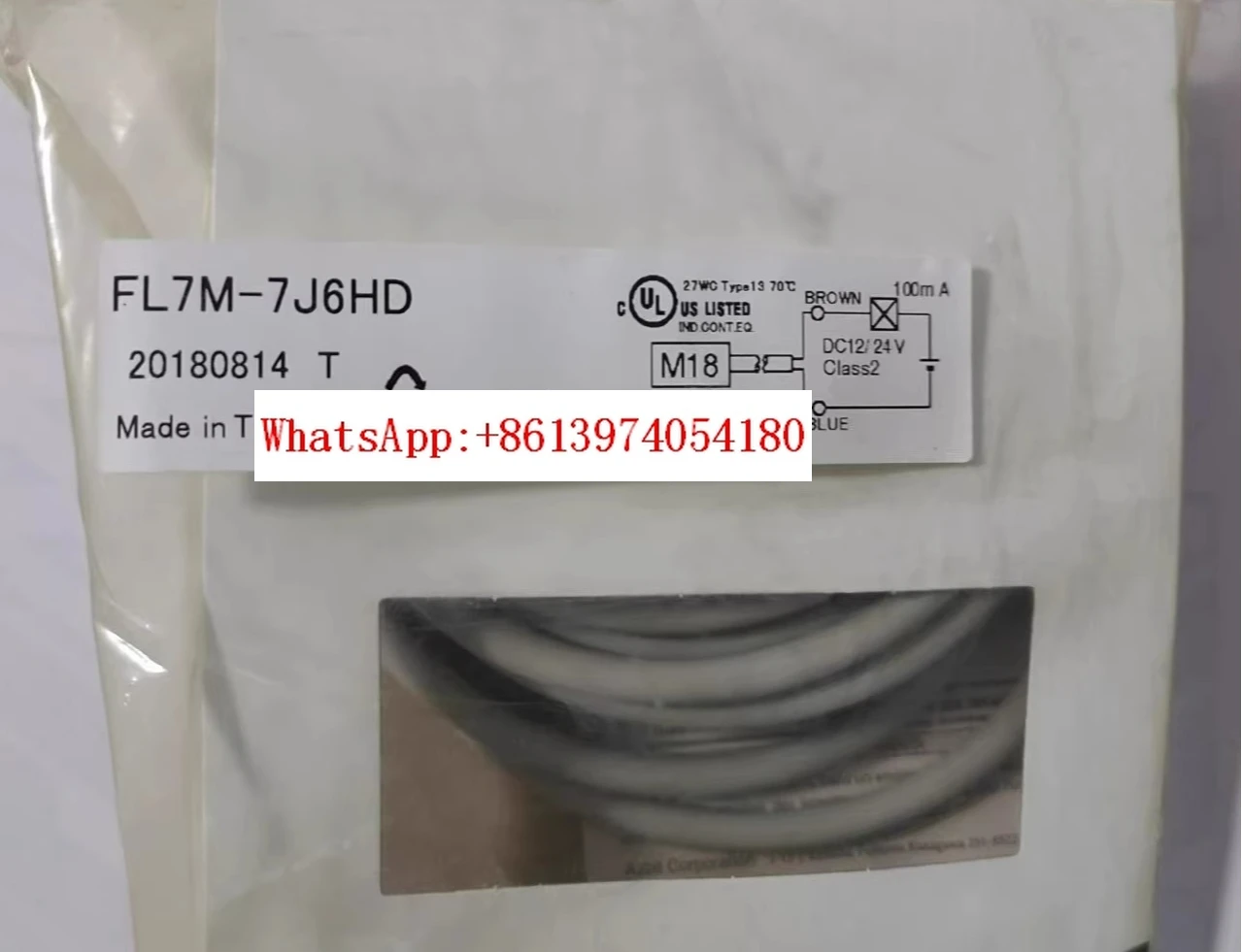 

Бесконтактный переключатель FL7M-7J6HD-CN03 FL7M-7J6HD