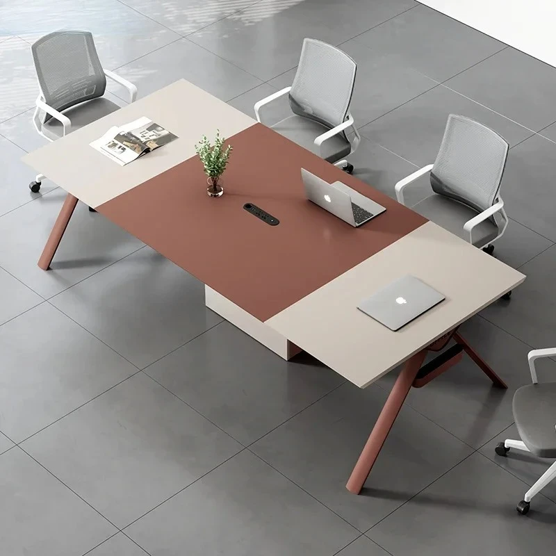 

'Fashion Modern Conference Long Table Meeting Conference Table 8 People Meeting Desk