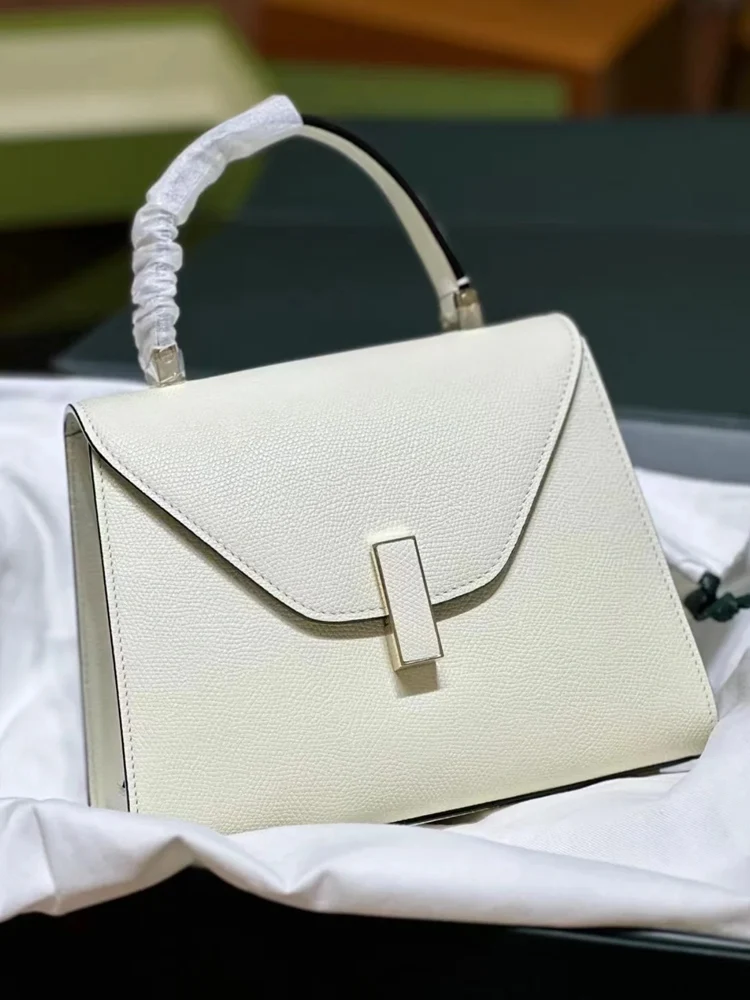 

Valle 2024 New Women's Handbag Rose S Yellow Mei LiFei Bag Trending Leather oulder Bag Crossbody Handbag