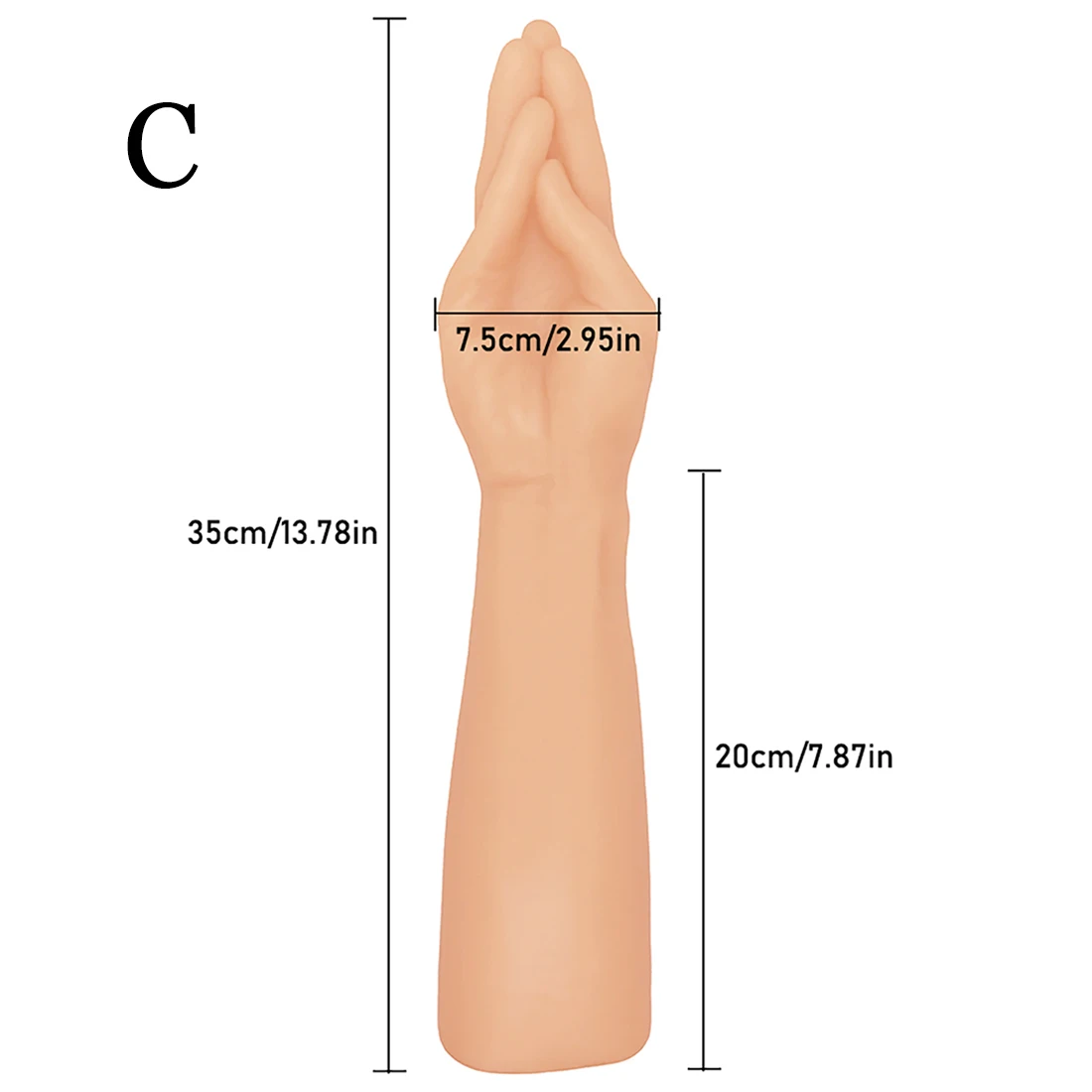 Sex Product Huge Fist Dildo Anal Plug Simulation Arm Penis Stimulate Vagina and Anus Soft Hand Dick Butt Plug Sex Toy for Women