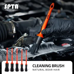 (Single Sale) 5Pcs/Set SPTA Bristle Detailing Brush Vehicle Interior Cleaning for Auto Seat  Dashboard Air Outlet