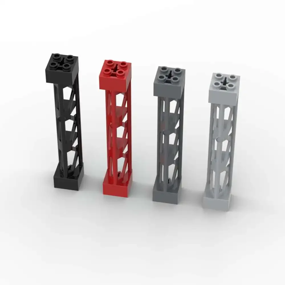 

MOC 10PCS Puzzle Particle 58827 2X2X10 Train Pillar Girder Bracket Building Blocks Set 95347 Support Brick Toy Gift Dropshipping