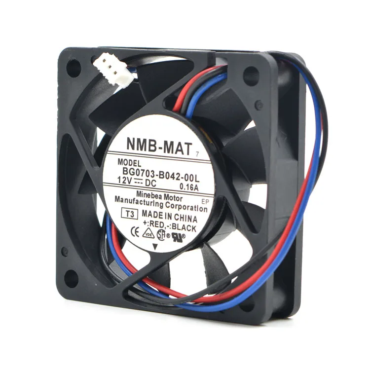 جديد الأصلي BG0703-B042-00L 12V 0.16A 7025 70x70x25 مللي متر مروحة التبريد المبرد