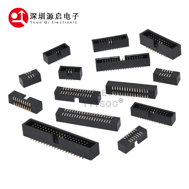 5 pcs 1.27 mm 2x5 Position PCB Male Header Pin 10 Pins IDC Connector Plug 0.050