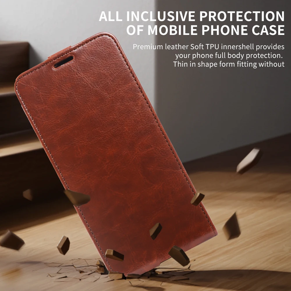 Premium Leather Vertical Flip Cover Case For Huawei Pura 90 Pro Max P90Pro Pura 80 Ultra P80 Pro Plus Phone Case Coque Funda Bag - view 5