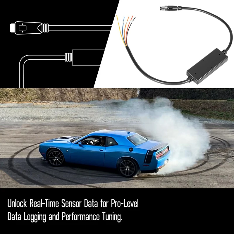 H021-002-06 Sensor Input Cable Compatible with HP Tuners MPVI2+ MPVI3 MPVI4, PROLINK+ Style Analog CAN Bus Cable
