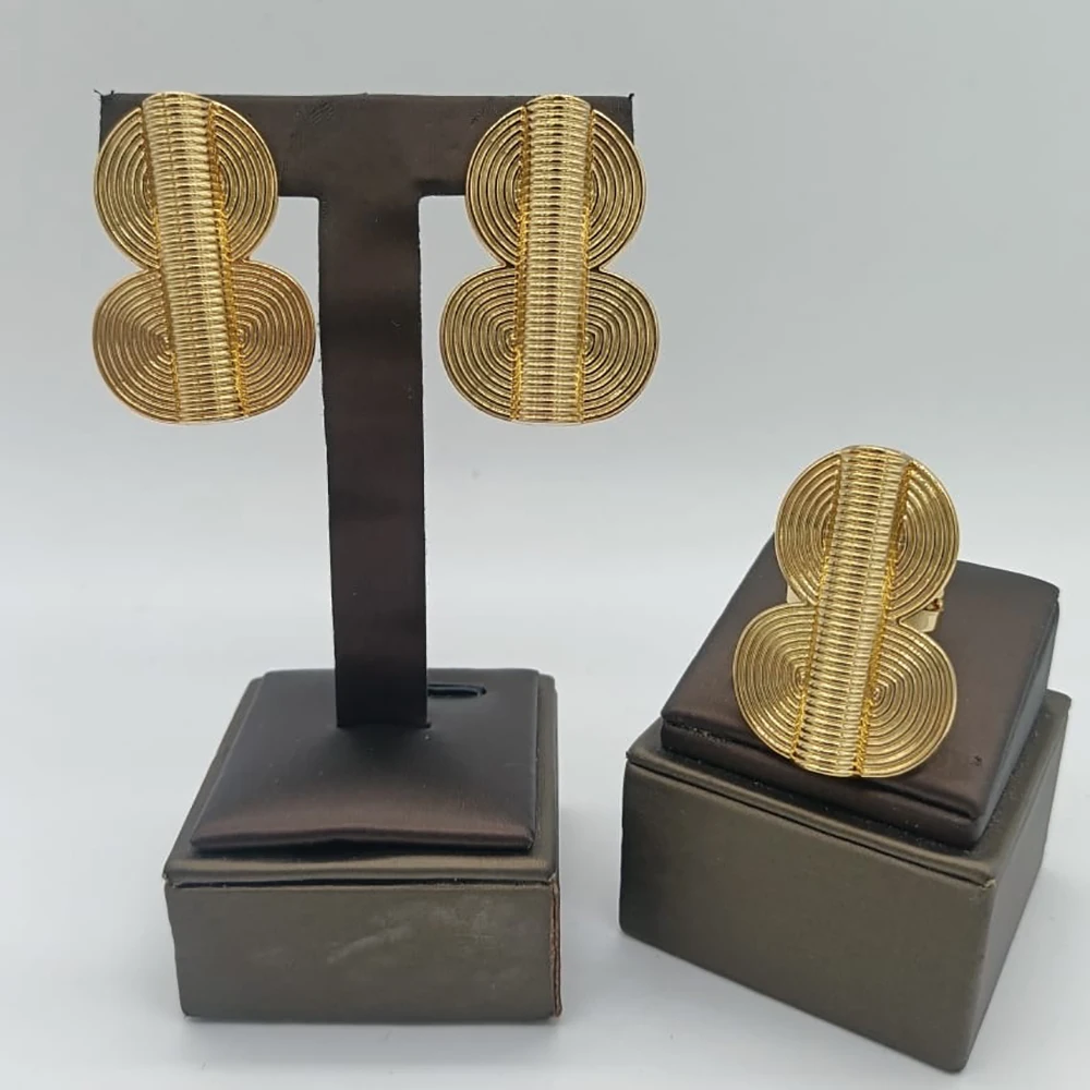 YM Dubai Gold Farbe Schmuck Set 4
