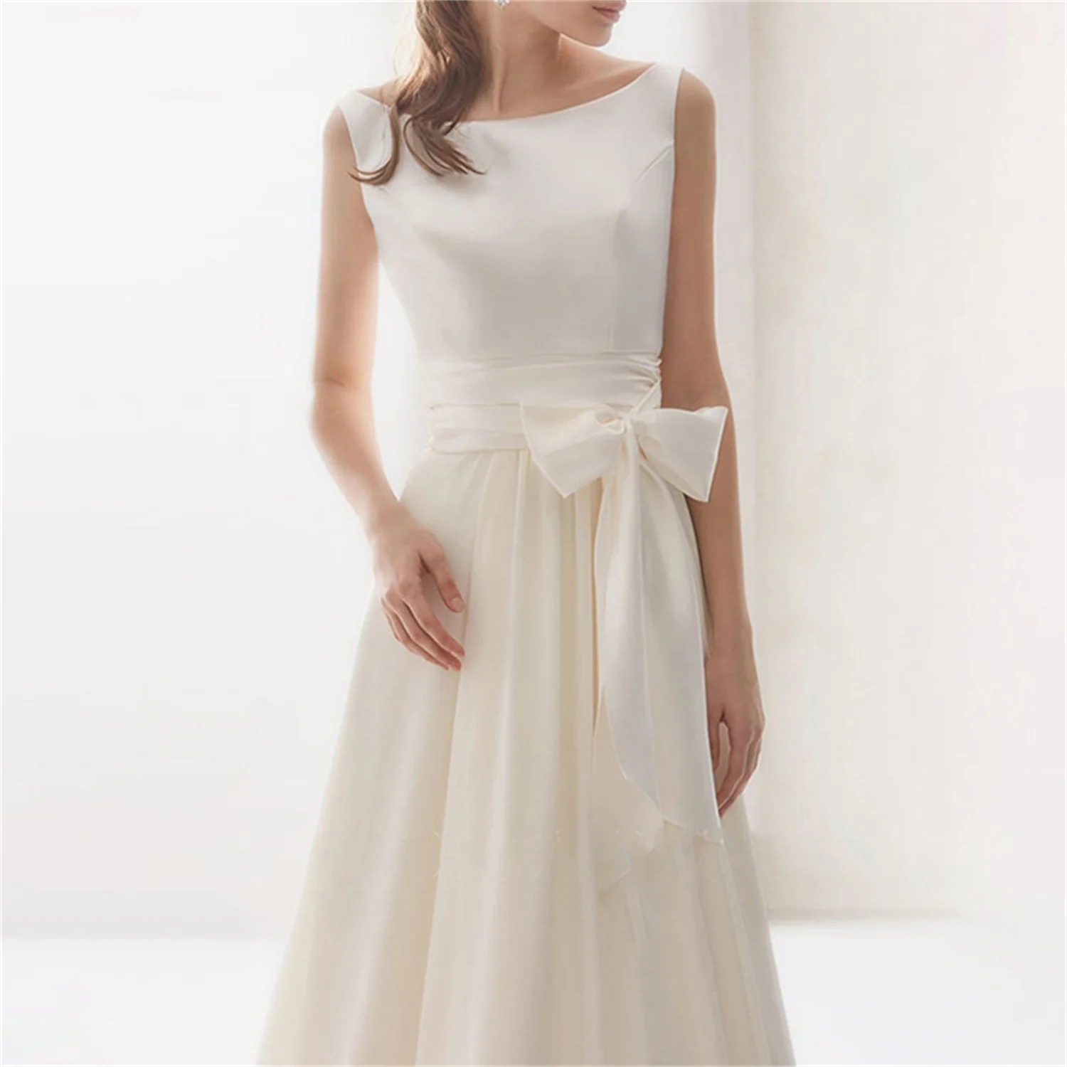 Backless Bride Dress Wedding 2023 Temperament Cheap Casual Womens Dresses Plus Size Wedding Dress Woman Women's Elegant Dresses