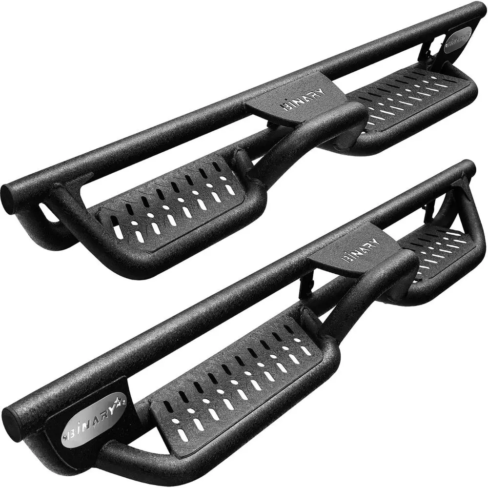 

6 Inch Two-Stair Side Steps for 2021-2026 4-Door SUV, Compatible with Bronco, Carbon Steel Running Boards & Steps.