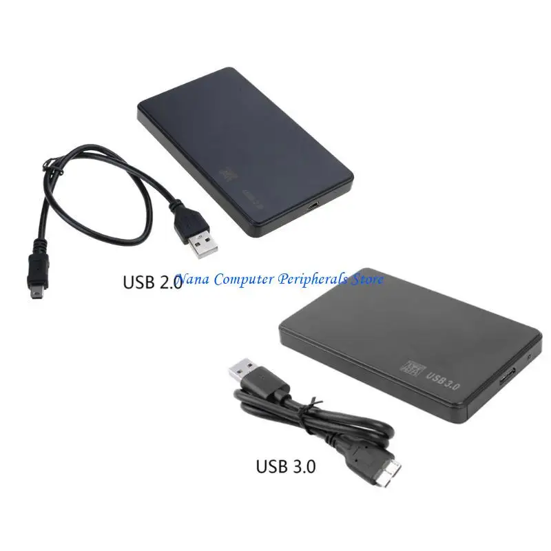 F68C USB3.0 SDD Box 2.5 ''케이스 인클로저를위한 HDD 어댑터 6Gbps 빠른 및 휴대용