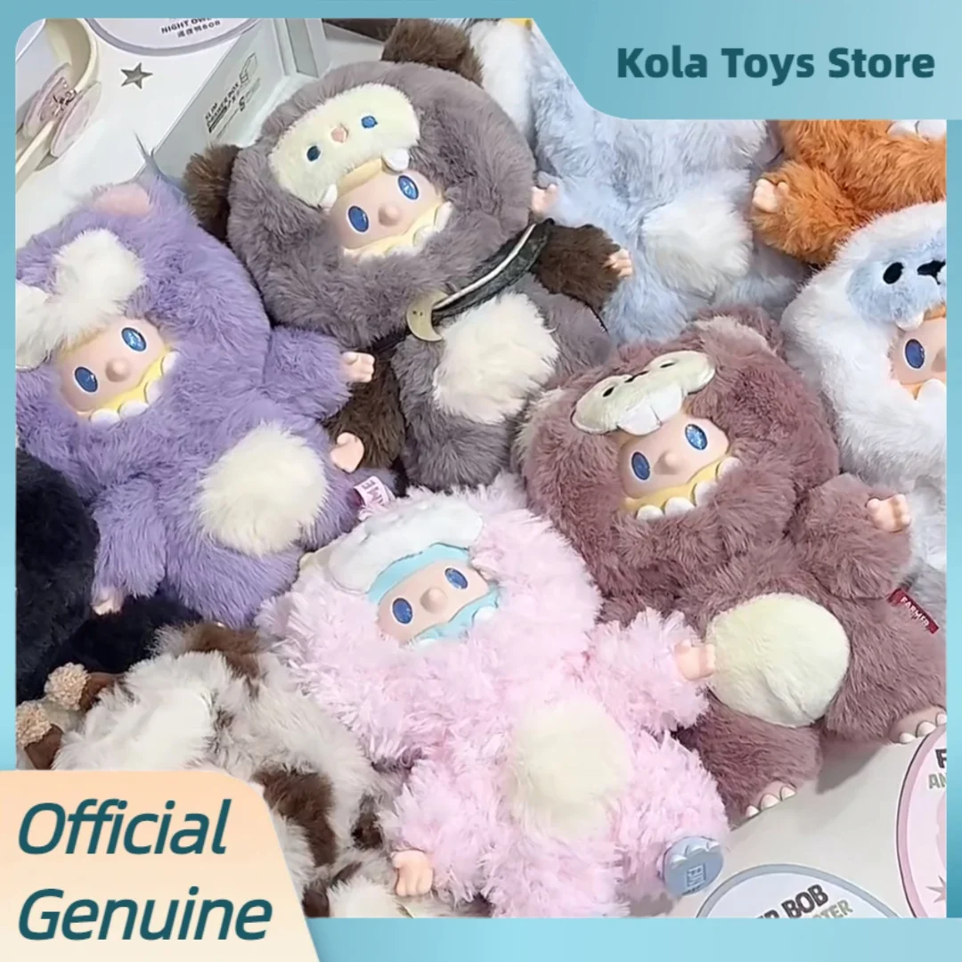 New Farmer Bob Ani Night Monster Series Vinyl Plush Blind Box Bob V2 Mystery Box Plush Bag Pendant Trendy Toys Birthday Gift