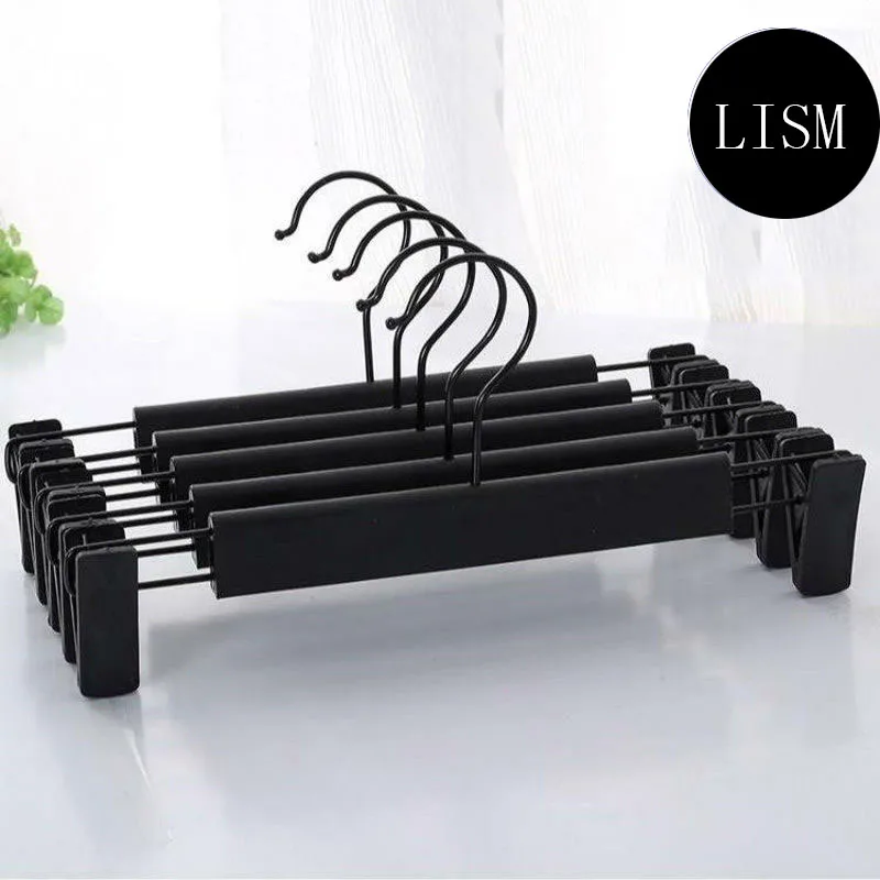 10pcs/Set High Quality Adult Pants Hanger Anti-Slip Clothes Rack Drying Pants Skirts Cabinet Organizer Wardrobe Space Savin