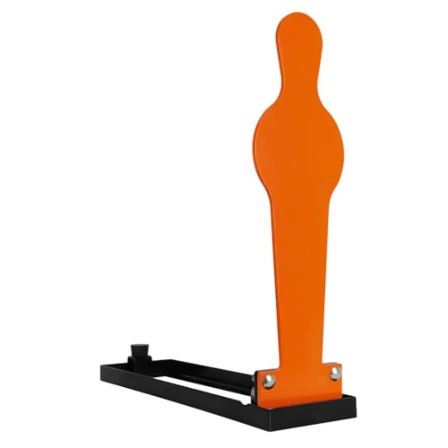 

28" AR500 Steel 3/8" Thick Auto Reset Popper Target for Pistol and Rifle Shooting Orange Ideal for Outdoor Range Practic