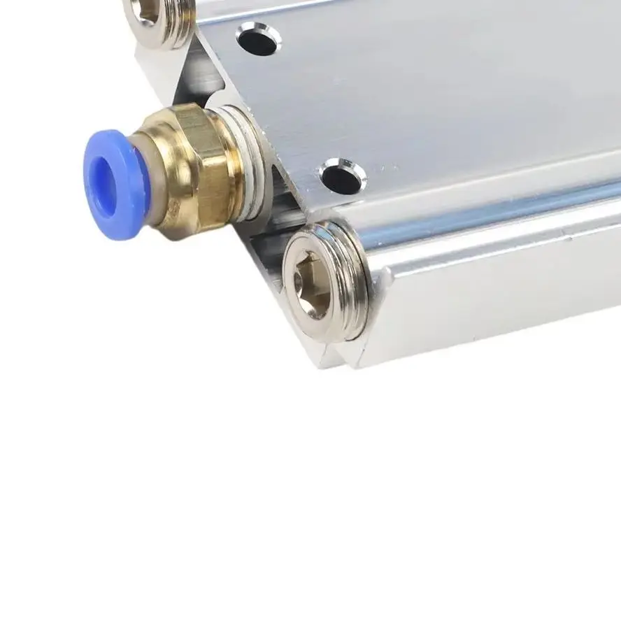 4V210-08 DC 24V Solenoid Air Valve 2/5 Way with Aluminum Alloy Body 6mm Inner Dia Fitting and 12.5x28.5mm Threaded Muffler