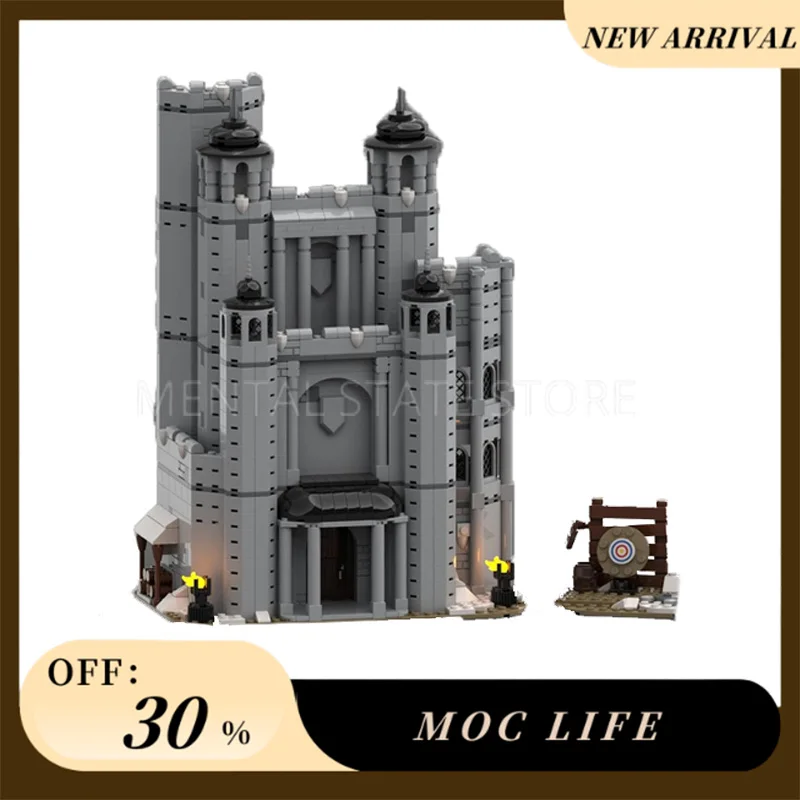 [1455 ชิ้น] ที่กําหนดเอง MOC ปราสาท Creative Building Blocks ชุด STEM ของเล่นเพื่อการศึกษา DIY ก่อสร้างชุดของขวัญวันเกิด