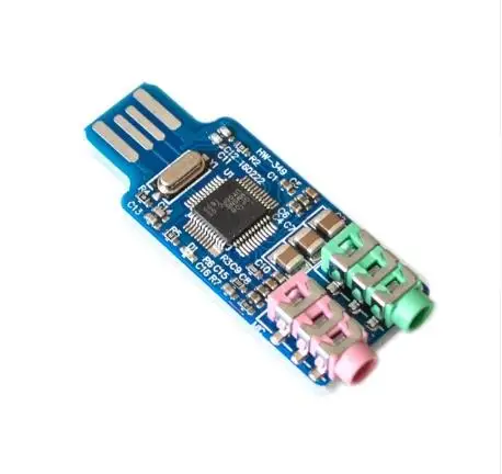 CM108 USB-накопитель Бесплатная звуковая карта Портативный компьютер Модуль внешней звуковой карты - L059 Новый горячий