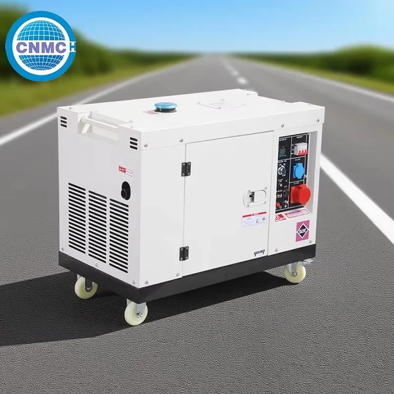 Customized 5KVA 10KVA 15KVA Silent Diesel Generator Set Portable Emergency Power Supply Home Outdoor Use Weichai 50Hz 60Hz
