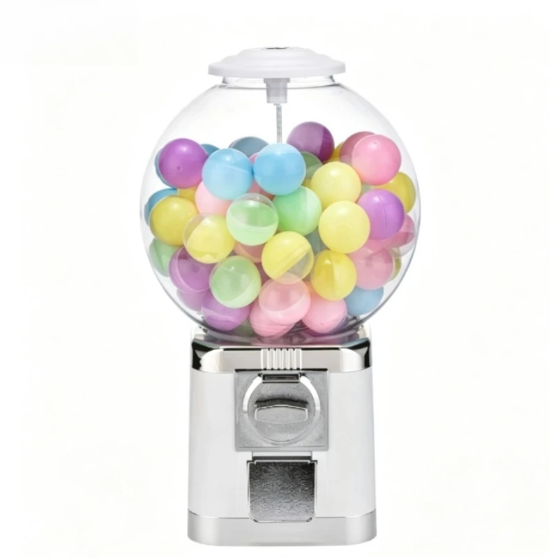 Tabletop 50mm Capsule Toy Machine, No Coin Needed Gashapon Dispenser for Mall Lottery Game & Prize Draw