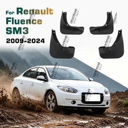 For Renault Fluence Samsung SM3 2009-2024 Mudflaps Splash Guards Flap Mudguards Car Mud Flaps Accessories