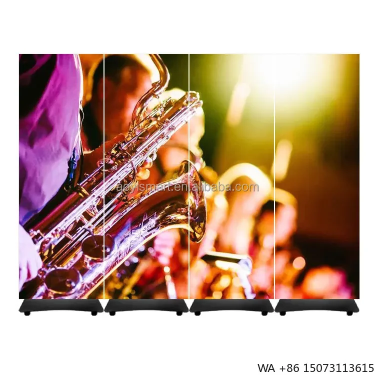 

Ultra Bright Waterproof Floor Standing Seamless Splicing LED Foldable Poster Advertising Panel