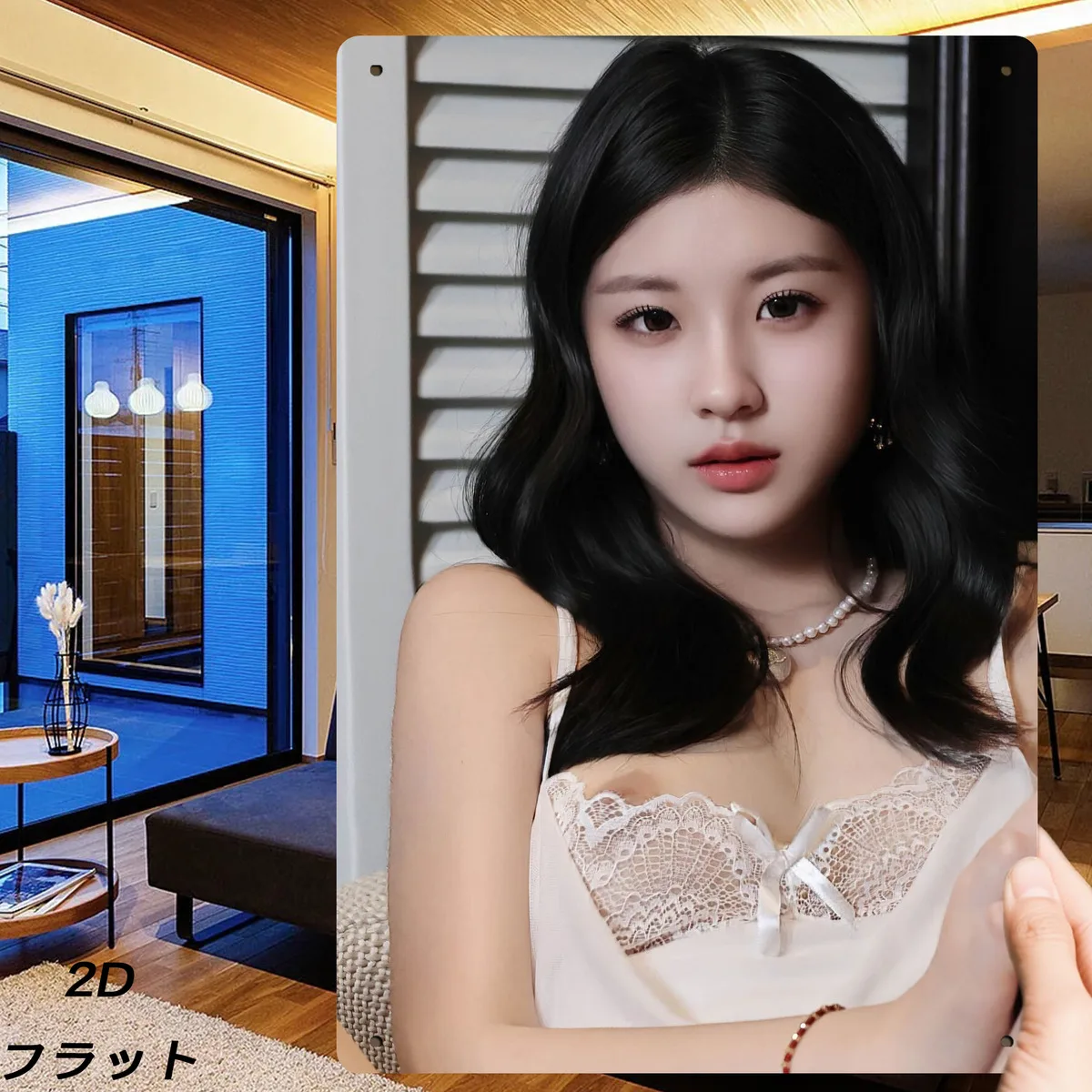 

Lace Lingerie Woman Metal Wall Art Vintage Iron Sign Home Decor