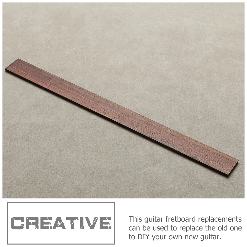 

Fingerboard Box Guitar Instrument Parts Accessory Poster Wood Fretboard for Wooden Replacements Simple Ukulele
