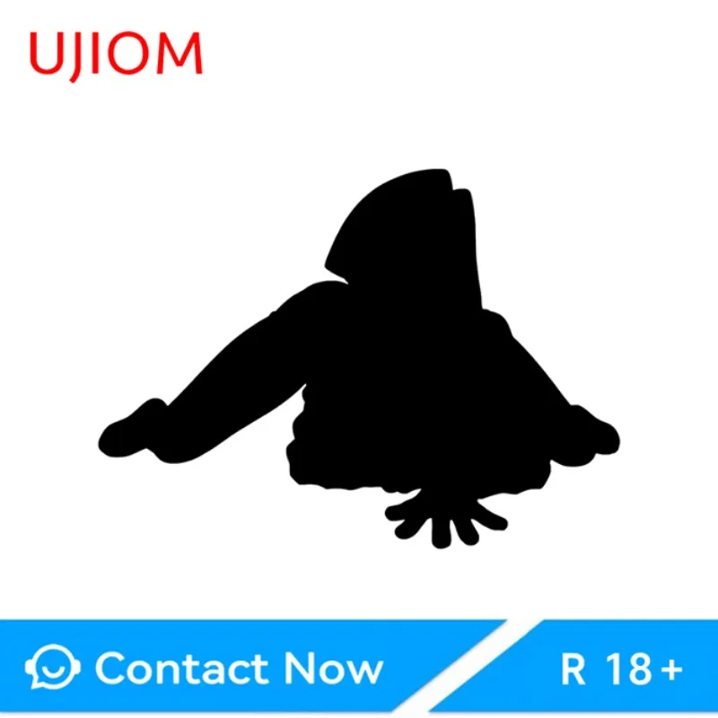 UJIOM Komi Shouko Alluring Lying Posture Wall Sticker No Trespassing Occlusion Scratch Vinly Decal Amusing Living Room Decor