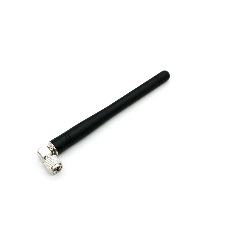 Antenna 4G Omni Directional Rod 115mm SMA/RP SMA Male Nickelplated Curved Head 1pc