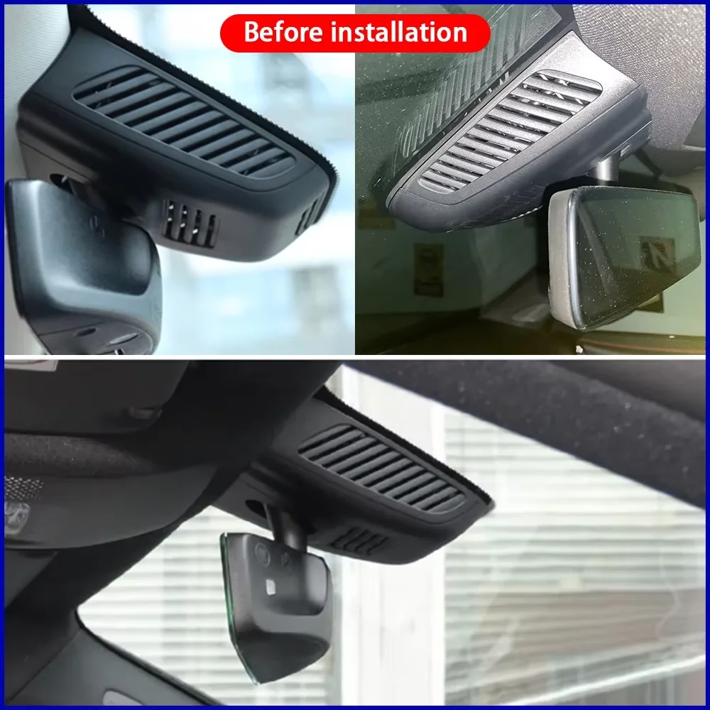 ZJCGO 4K Car DVR Dash Cam Wifi Front Rear Camera 24h Monitor for Mercedes Benz MB B Class W247 GLA H247 GLB X247