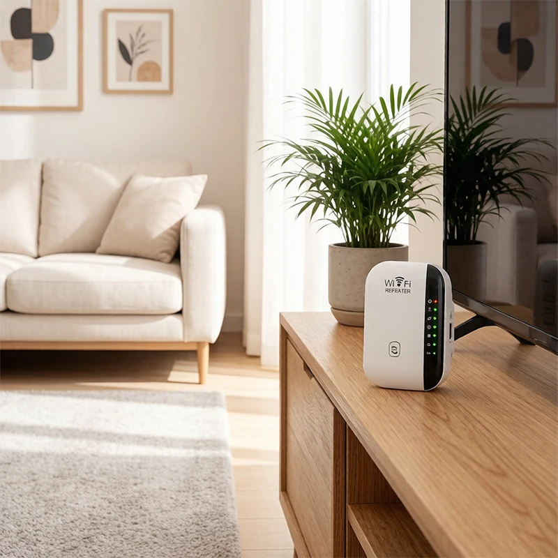 300Mbps WIFI Repeater Remote Wi-Fi Amplifier 802.11N WiFi Signal Booster Network Amplifier For Home Office Wireless Repeater