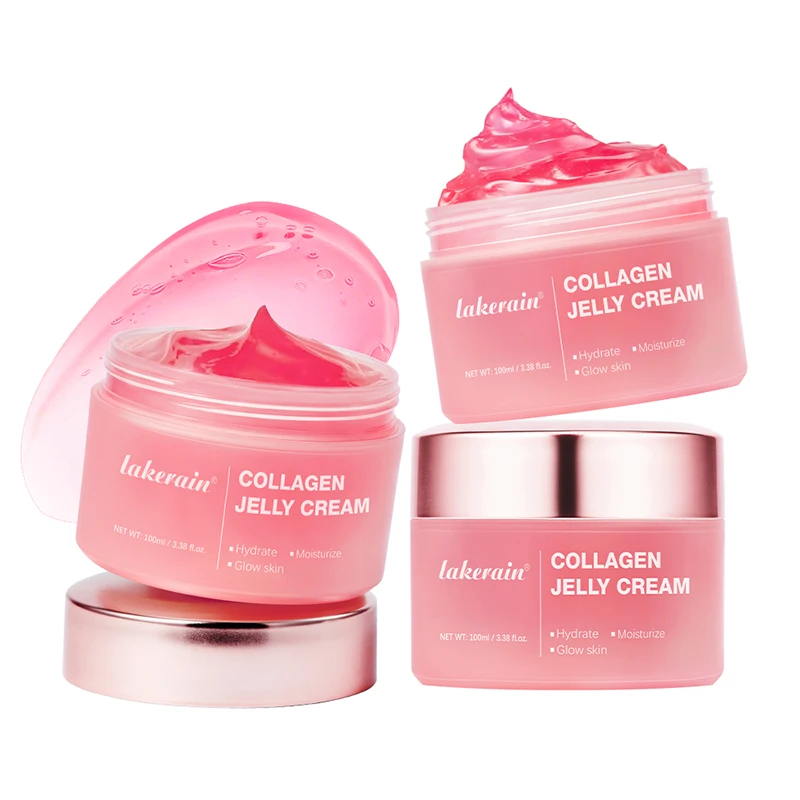 100ml Lakerain Collagen Jelly Cream Niacinamide Gel Moisturizing Moisturizing Cream And 75ml Peel Off Collagen Night Cream Mask