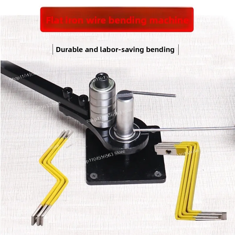 Manual 90-Degree Right Angle Bending Machine, Special Bending Tool for Flat Iron/Copper Busbar/Steel Wire, Copper